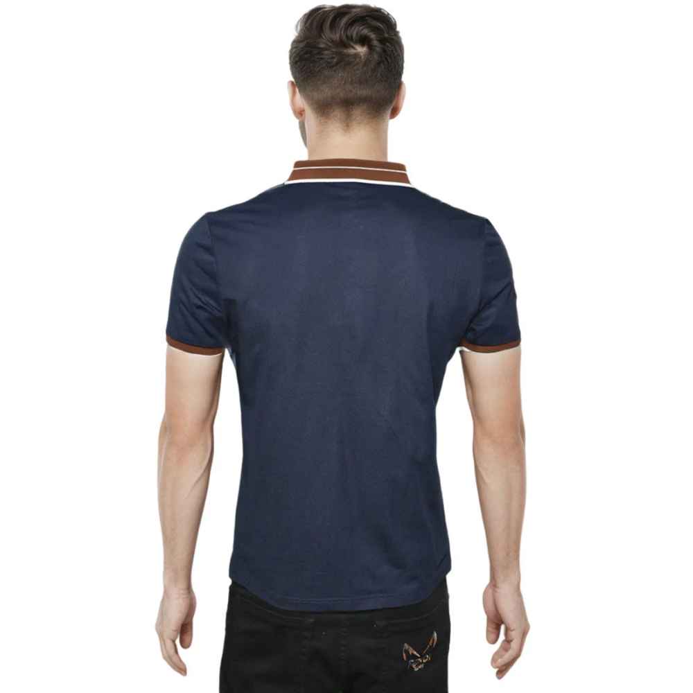 Salvatore Ferragamo Embroidered logo Navy Blue T-shirt-thumb-1