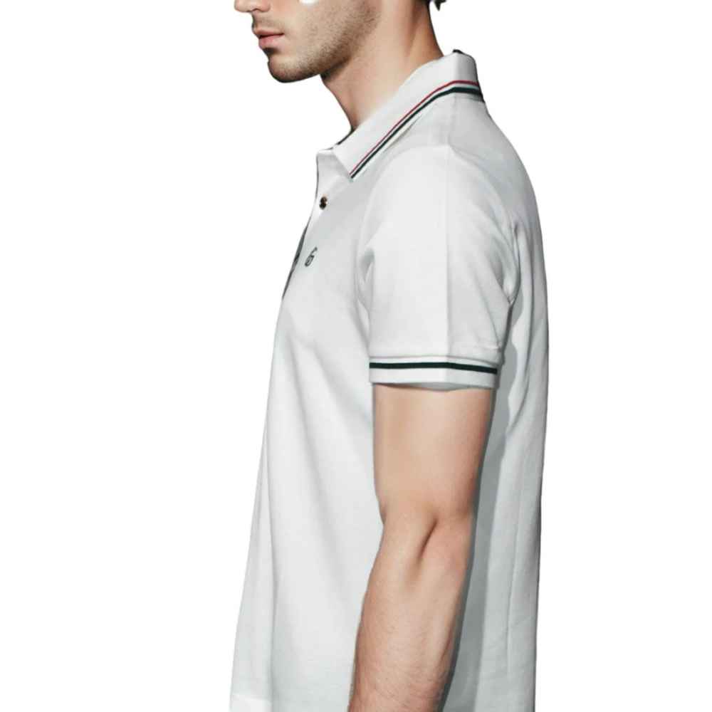 Gucci Embroidery Logo White Premium T-shirt-thumb-3