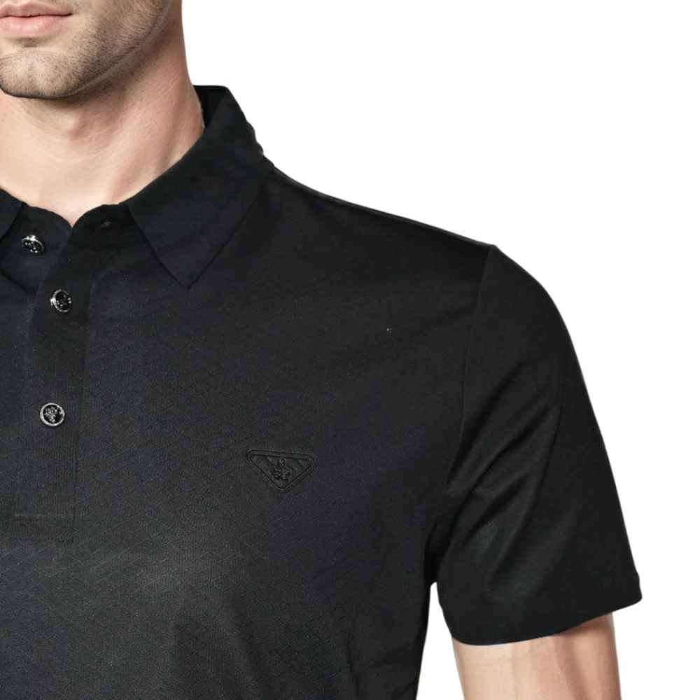 Prada Black Premium Regular Fit Polo T-shirt-4