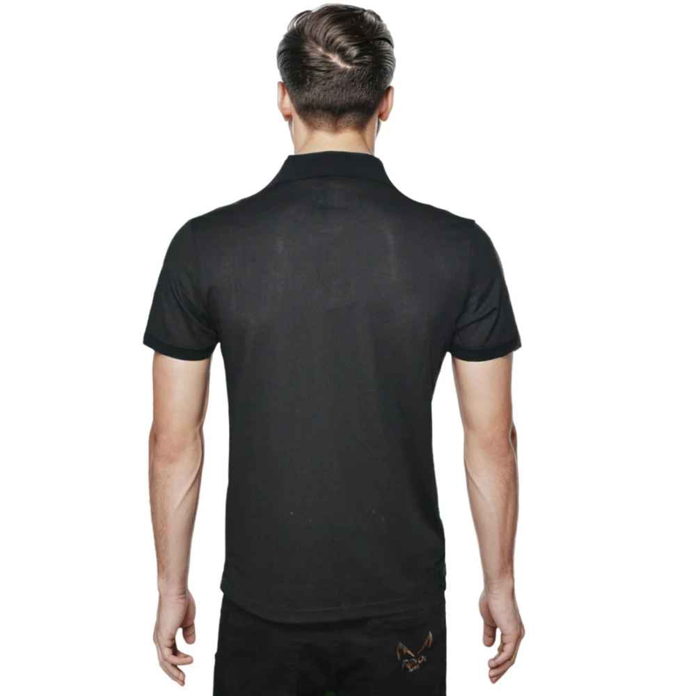 HUGO BOSS Black Embossed Stacked Logo T-shirt-1
