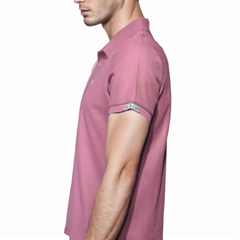Dior Bee Embroidered Pink Premium Polo T-shirt-3