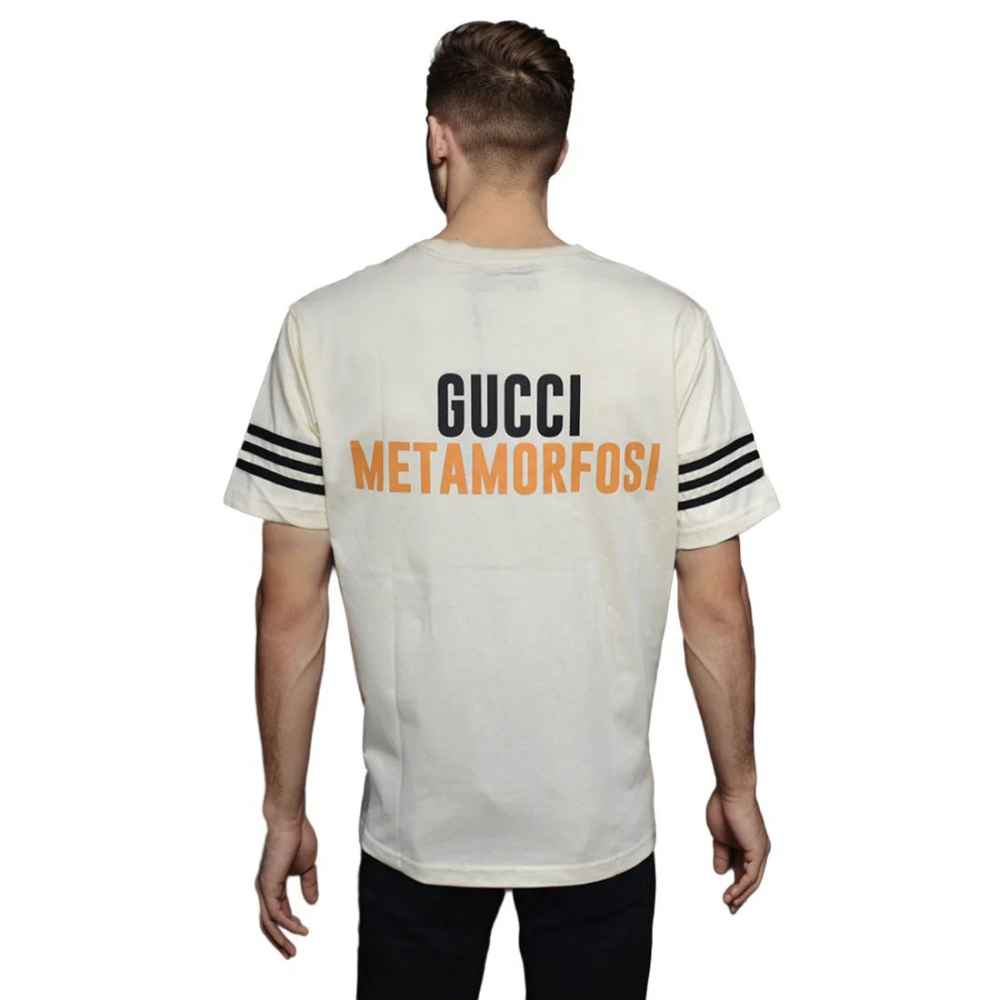 Gucci White Premium Quality Men's T-shirt-1