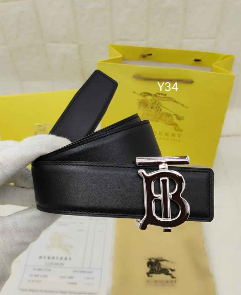 Burberry Black Premium Quality Belt-3