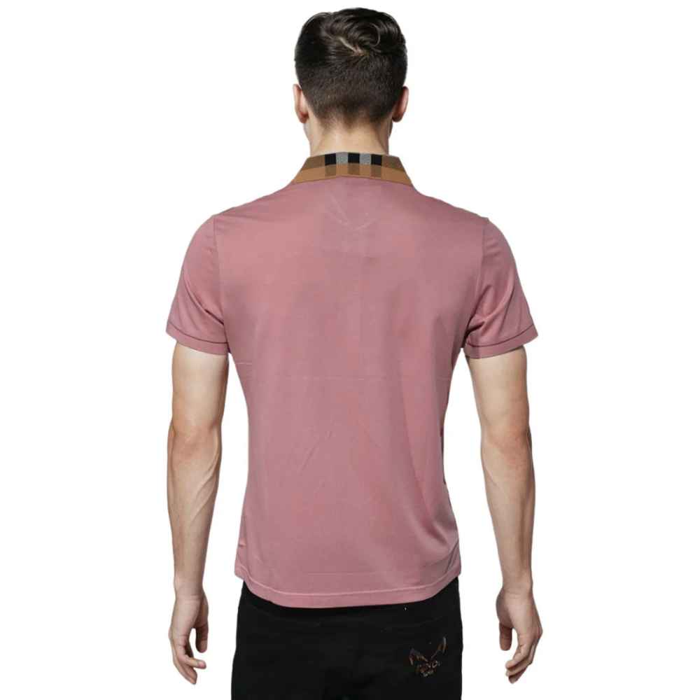 Burberry TB Embossed Logo Pink Premium T-shirt-1