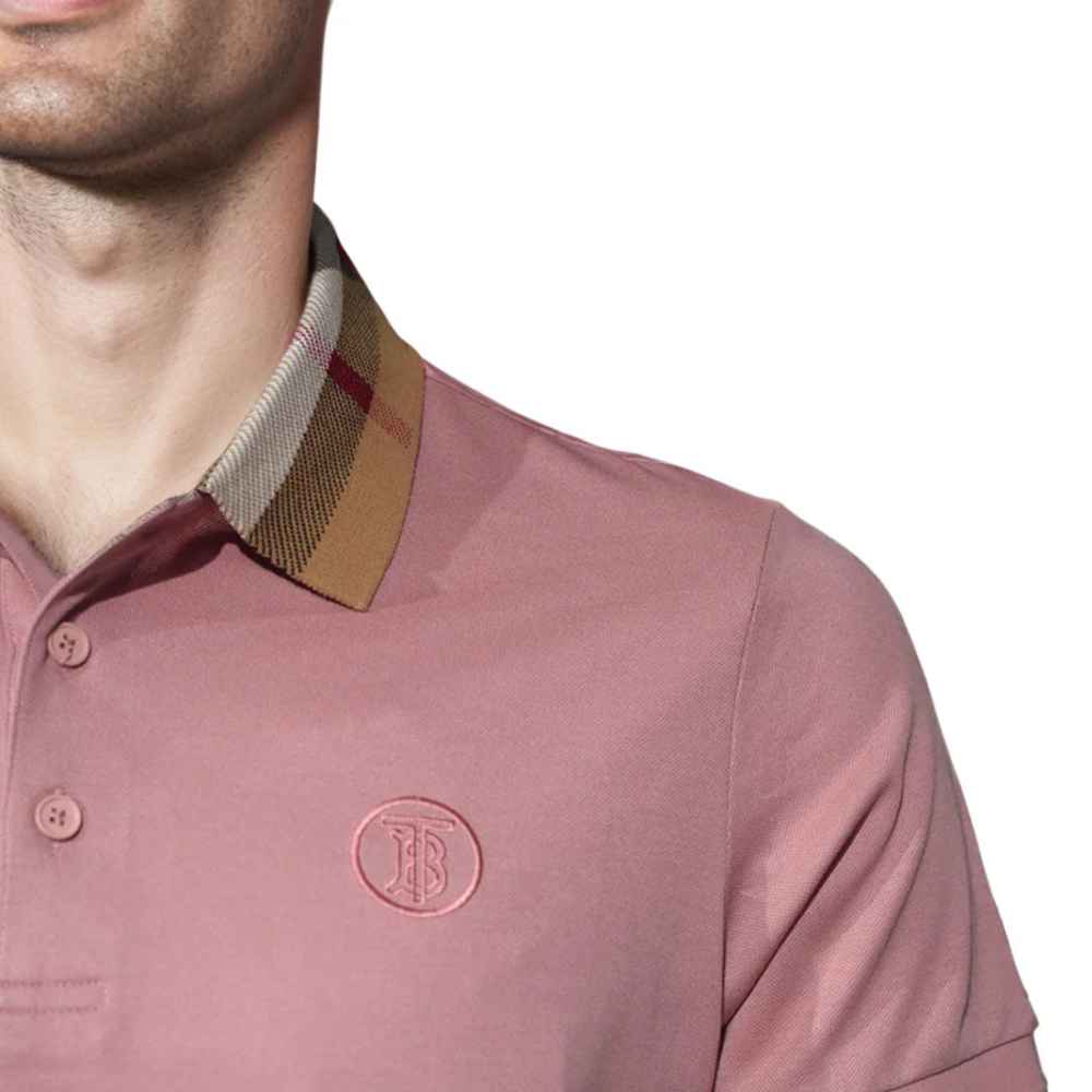Burberry TB Embossed Logo Pink Premium T-shirt-4