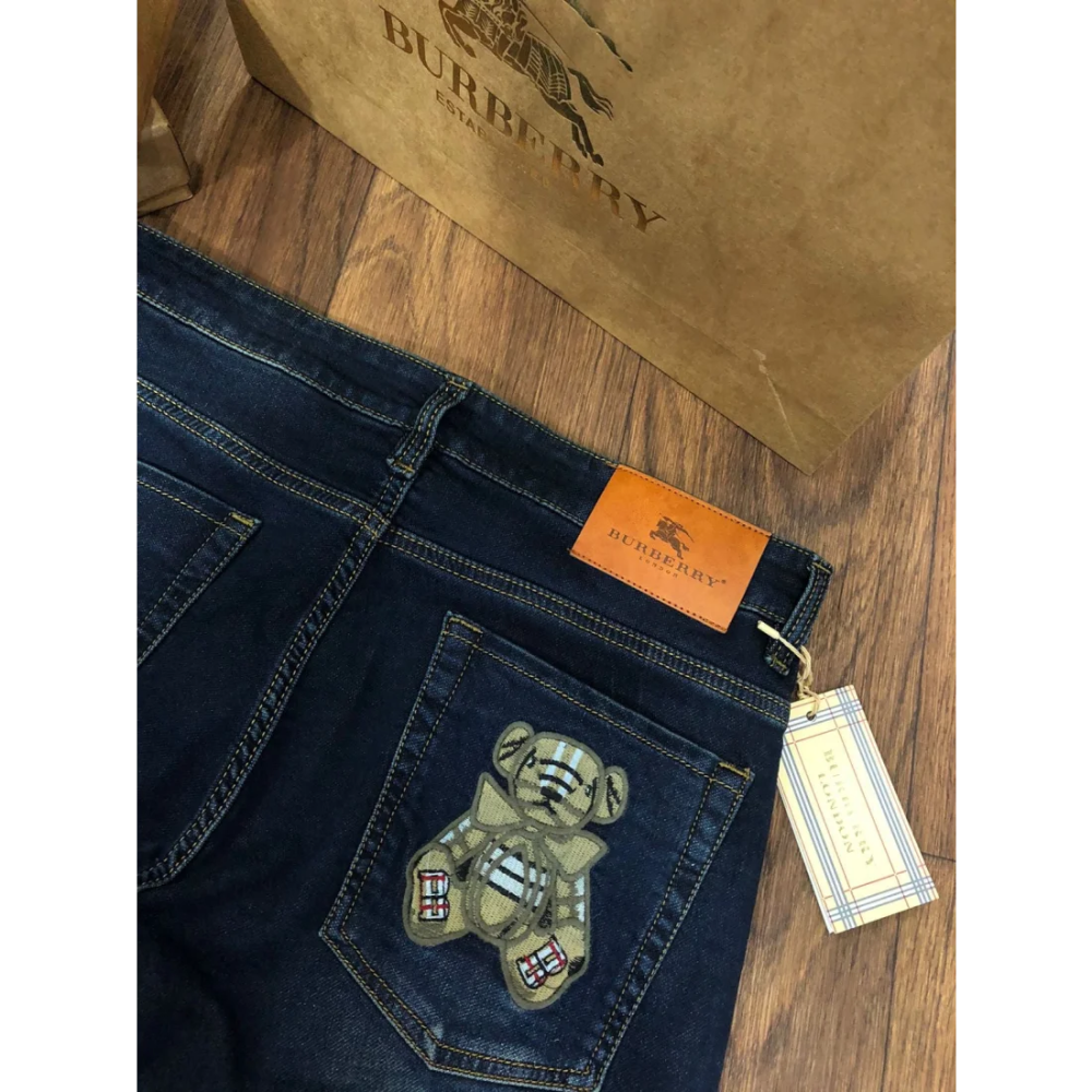 Burberry Blue Premium Quality Jeans-2