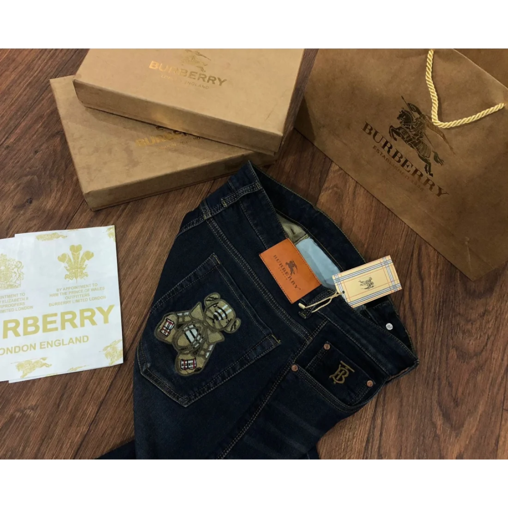 Burberry Blue Premium Quality Jeans-3