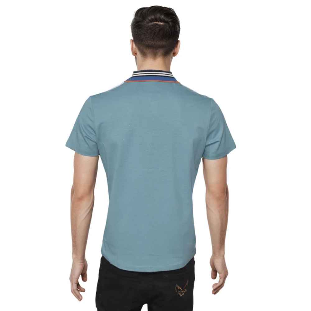 Burberry Blue Premium Quality T-shirt-1