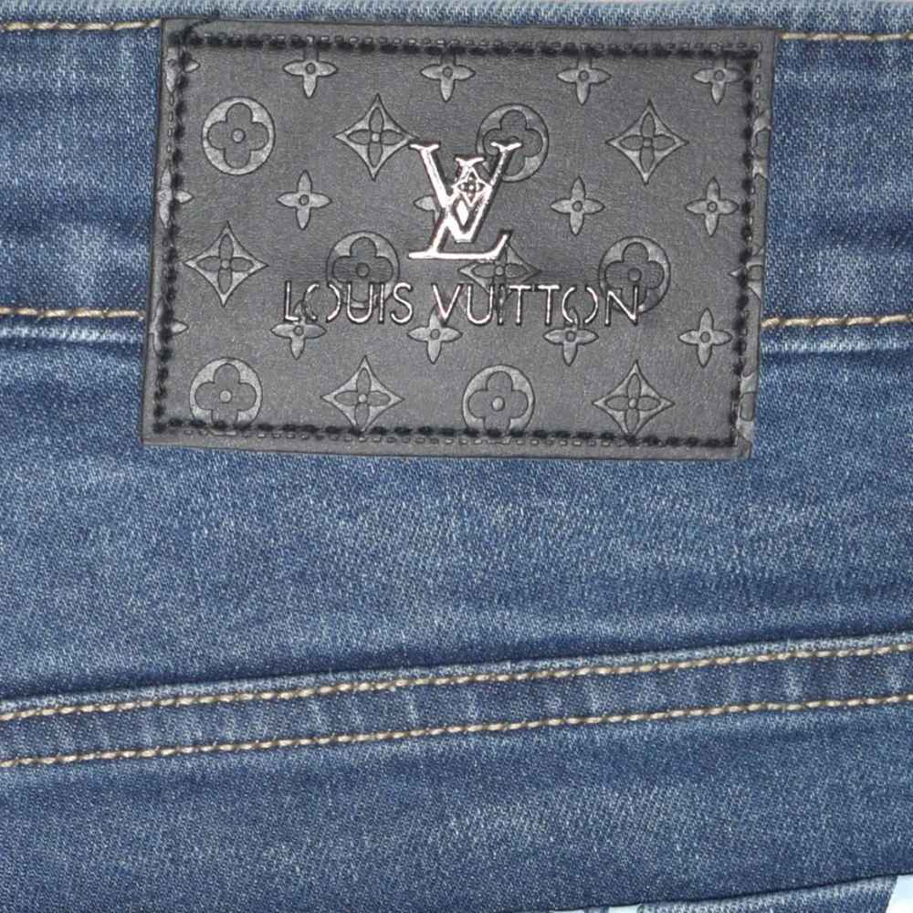 Louis Vuitton Light Blue Premium Quality Jeans-thumb-4