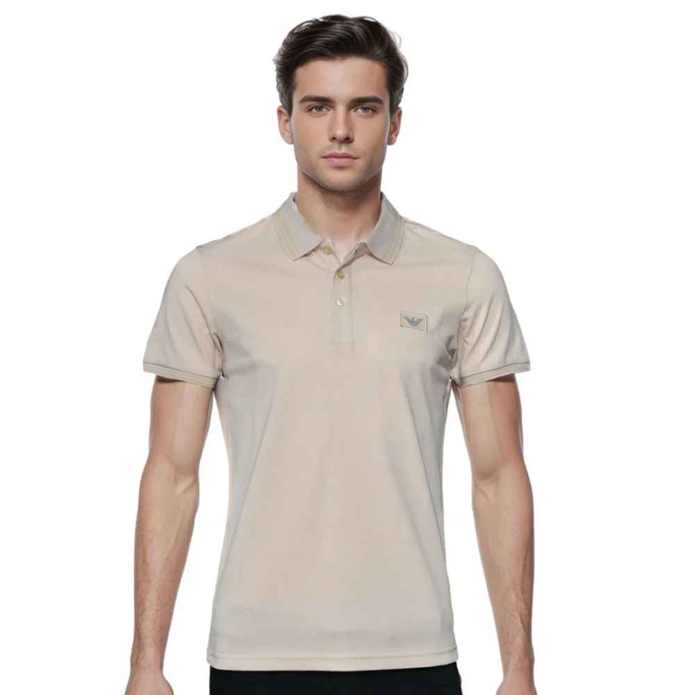 Emporio Armani Cream Premium Quality T-shirt-thumb-0