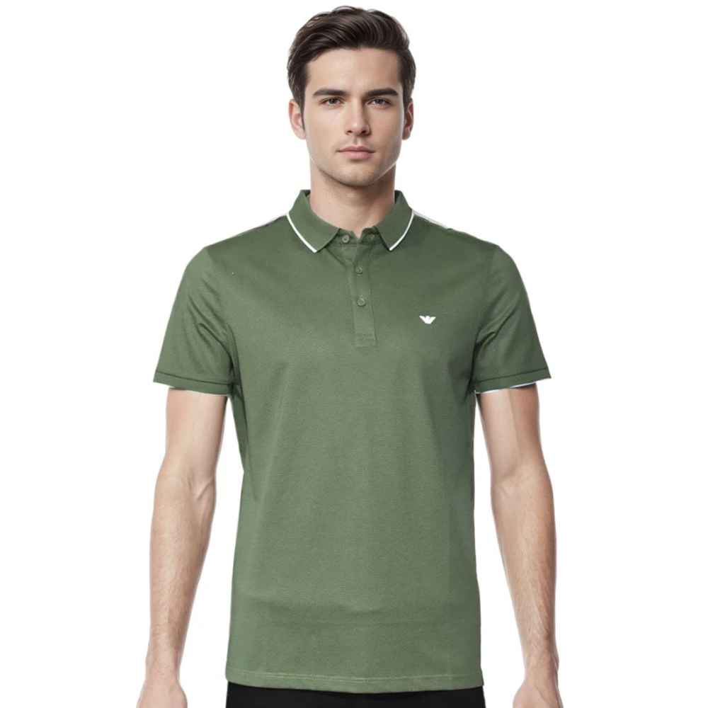 Emporio Armani Green Premium Quality T-shirt-thumb-0