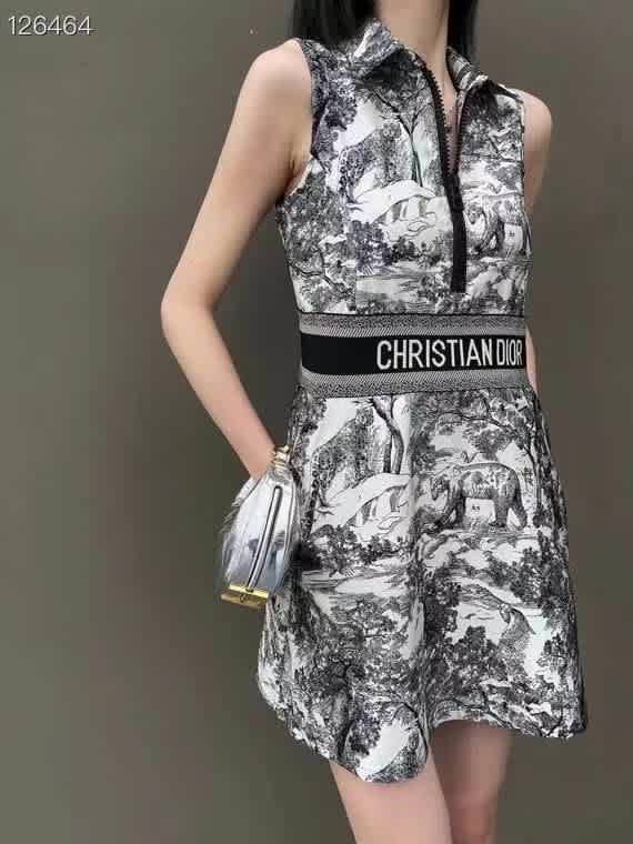 Dior Black Premium Quality Dress-1