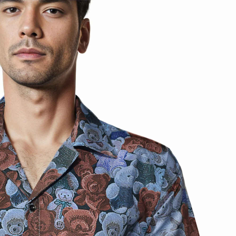 Moschino Teddy Printed Premium Quality Half Sleeve Shirt-4