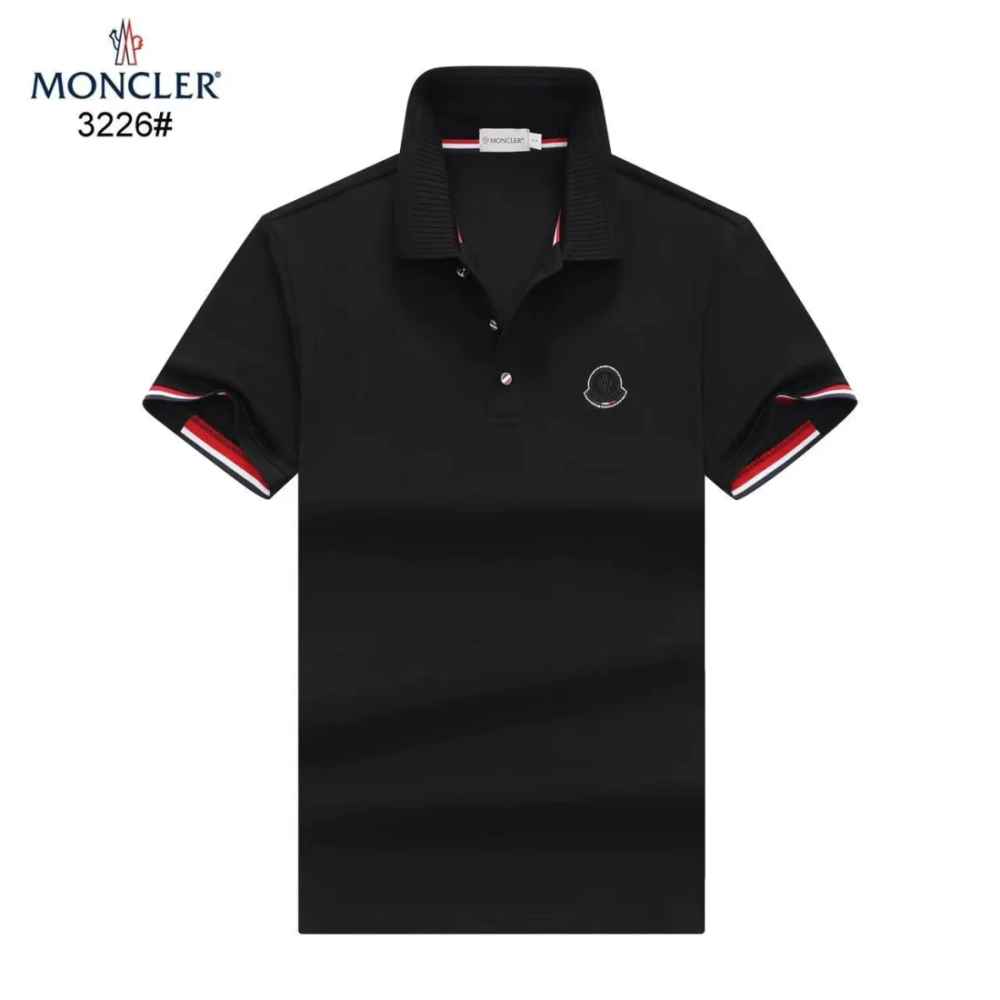Moncler Embroidered logo Black Premium T-shirt-6