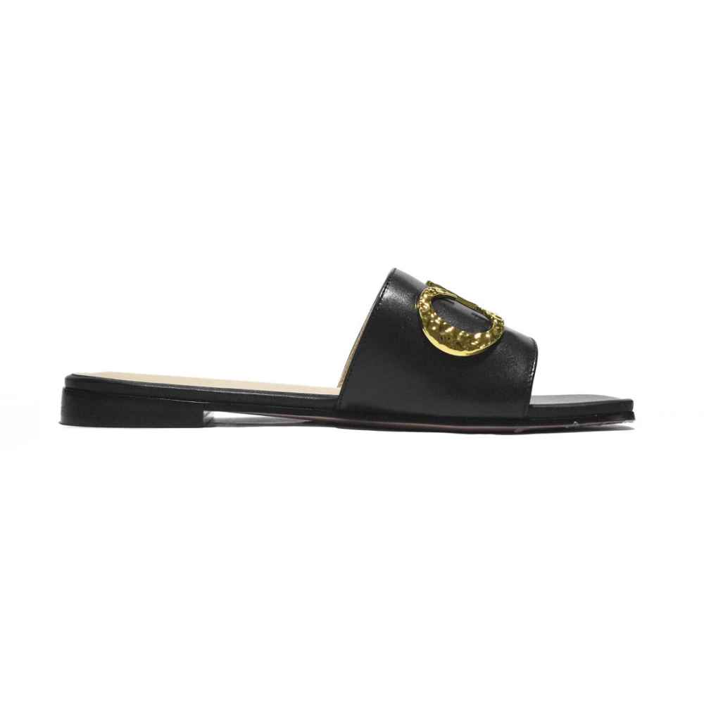 Gucci Black Premium Women's Flat Sandals-2