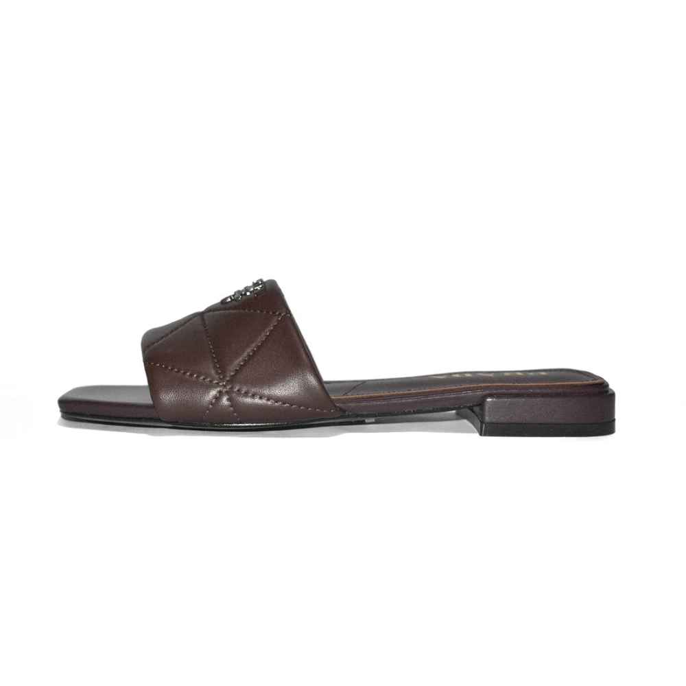 Prada Brown Premium Quality Women's Flat Sandals-thumb-1