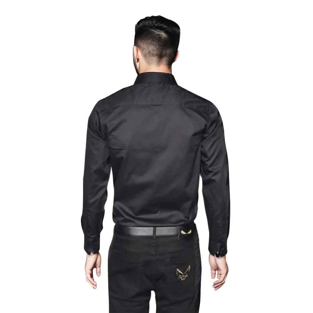 Armani Exchange Printed Black Premium Quality Shirt-1