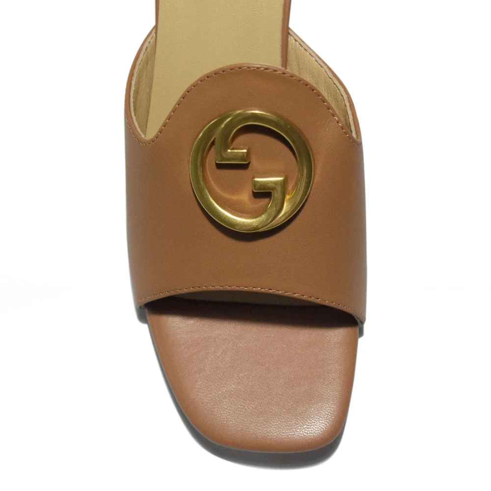 Gucci Brown Premium Quality Heels Sandals-thumb-3