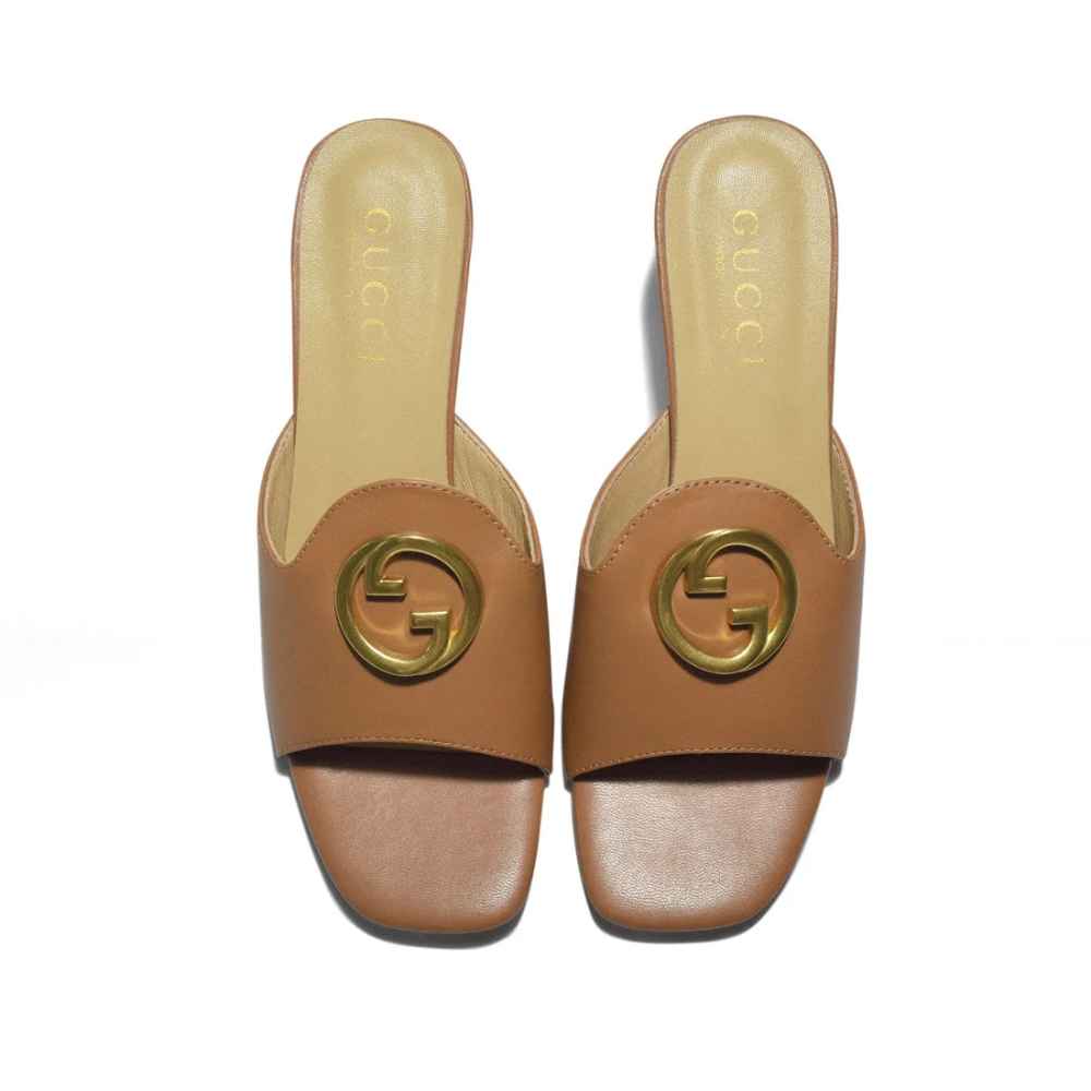 Gucci Brown Premium Quality Heels Sandals-thumb-5
