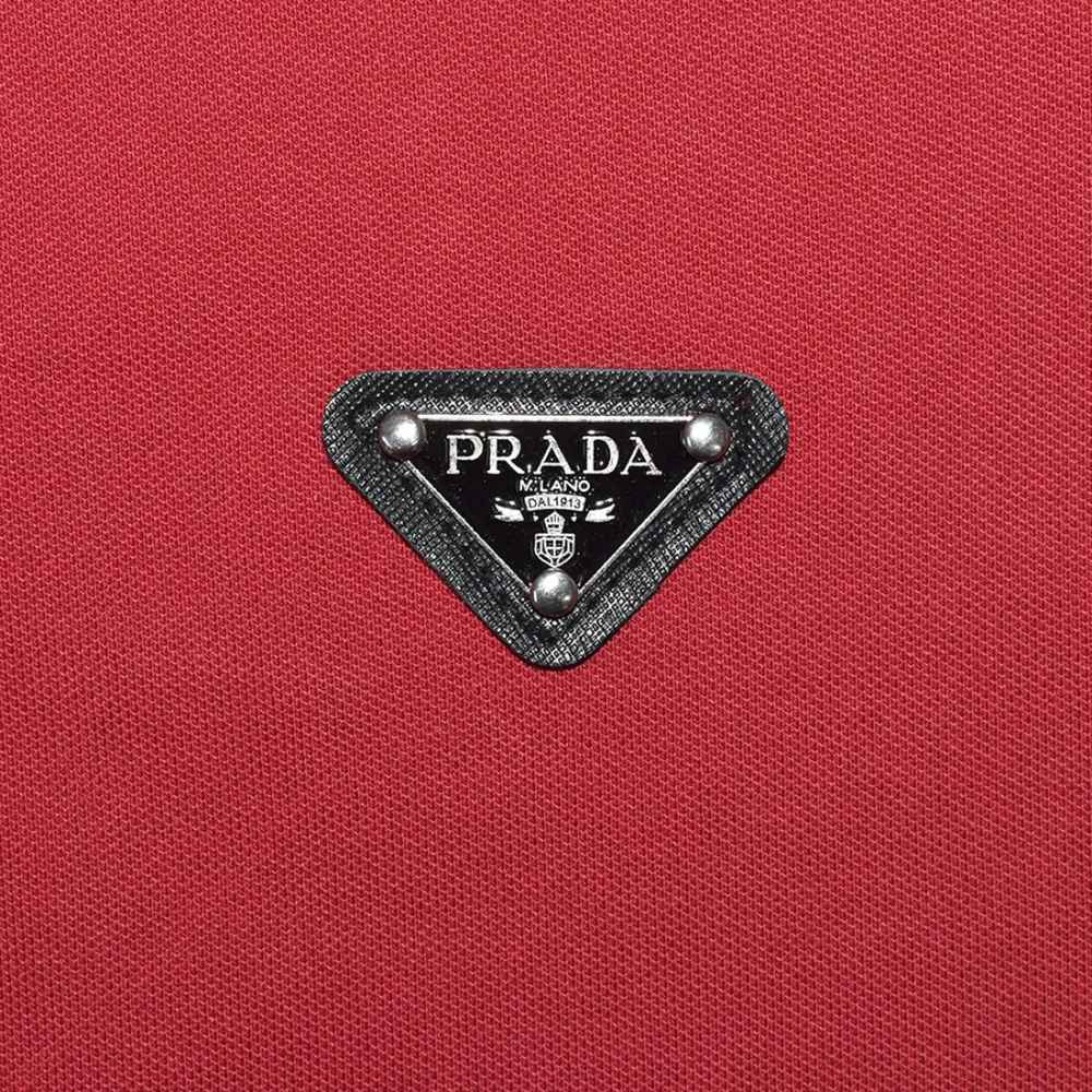Prada Re-Nylon Logo Red Premium Dress-4