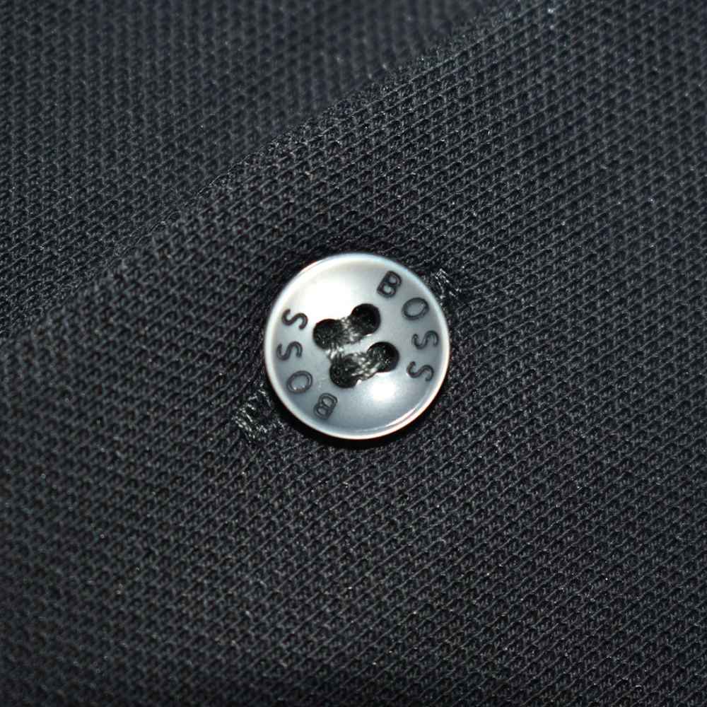 Boss Dark Grey Premium Quality Short Sleeve Polo T-shirt-thumb-5