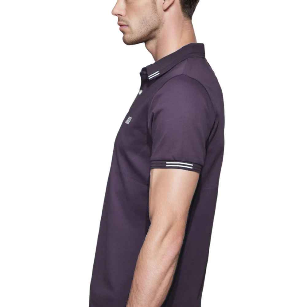 Boss Dark Purple Premium Quality Half Sleeve T-shirt-2