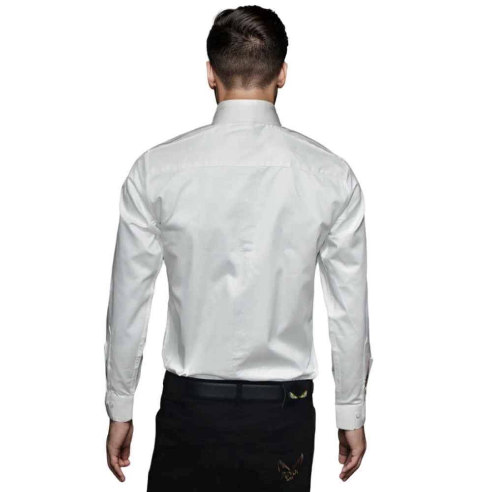 Armani Exchange White Premium Quality Full Sleeve Shirt-1