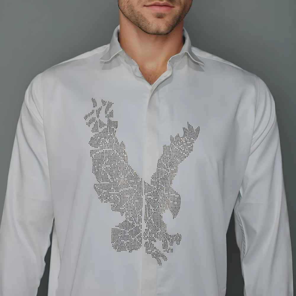 Armani Exchange White Premium Quality Shirt-4