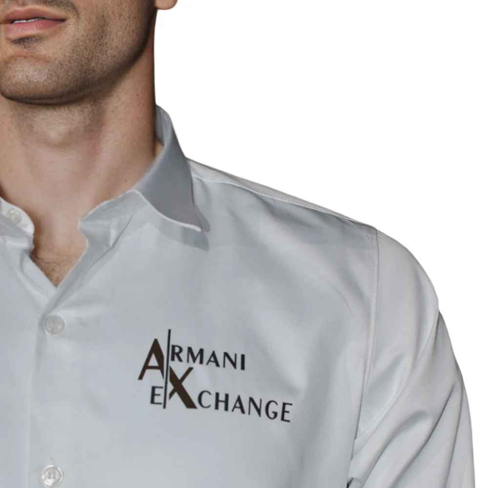Armani Exchange White Premium Quality Shirt-4