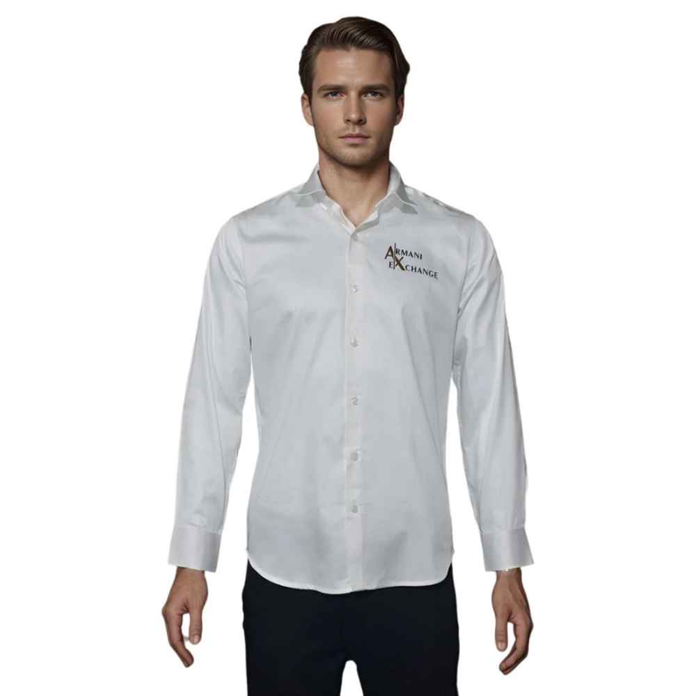 Armani Exchange White Premium Quality Shirt-5