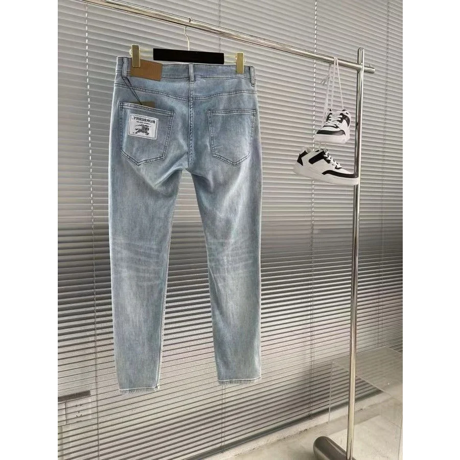 Burberry Light Blue Premium Denim Jeans-thumb-0