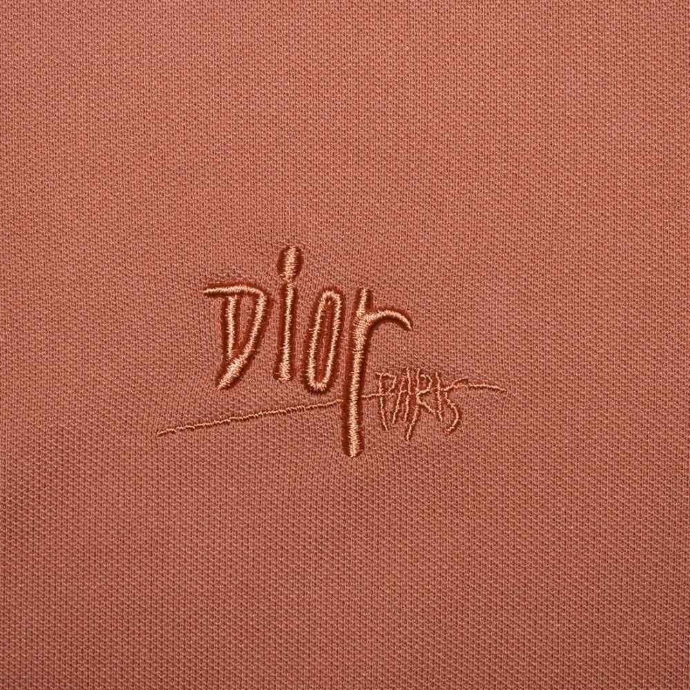 Dior Orange Premium Quality T-Shirt-thumb-3