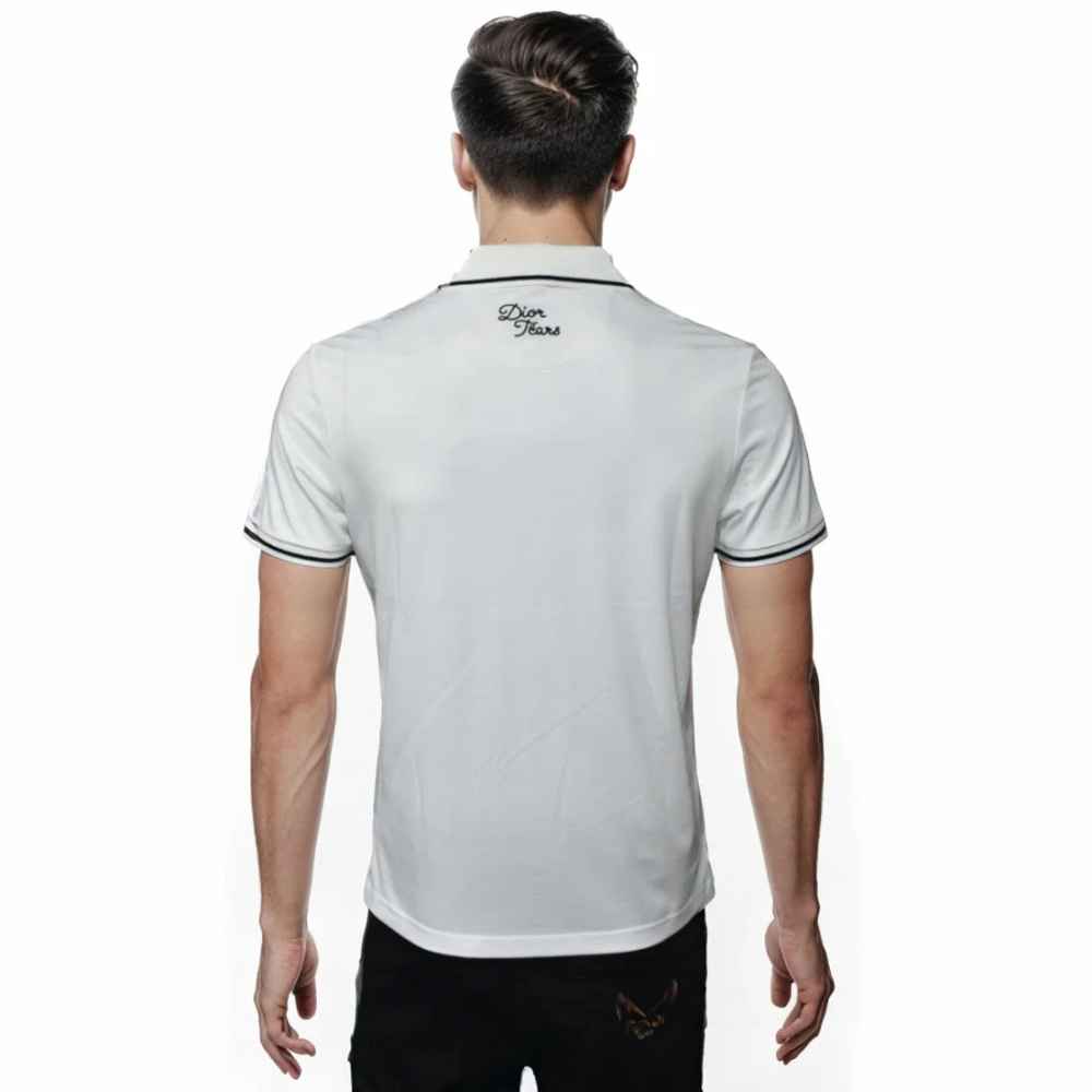 Dior Logo Print White Premium Quality T-shirt-thumb-1