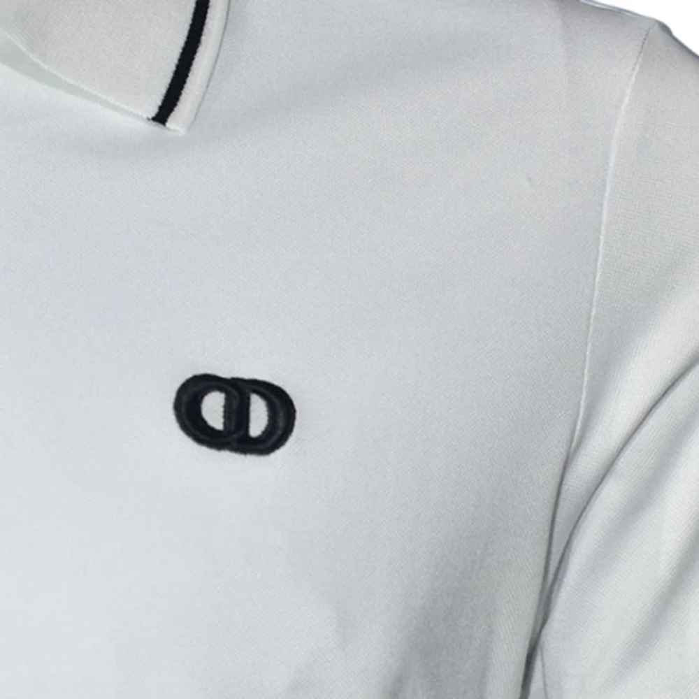 Dior Logo Print White Premium Quality T-shirt-thumb-4
