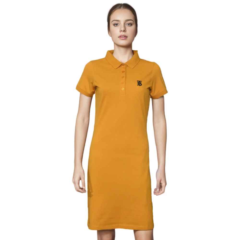 Burberry Yellow Premium Quality Dress-1