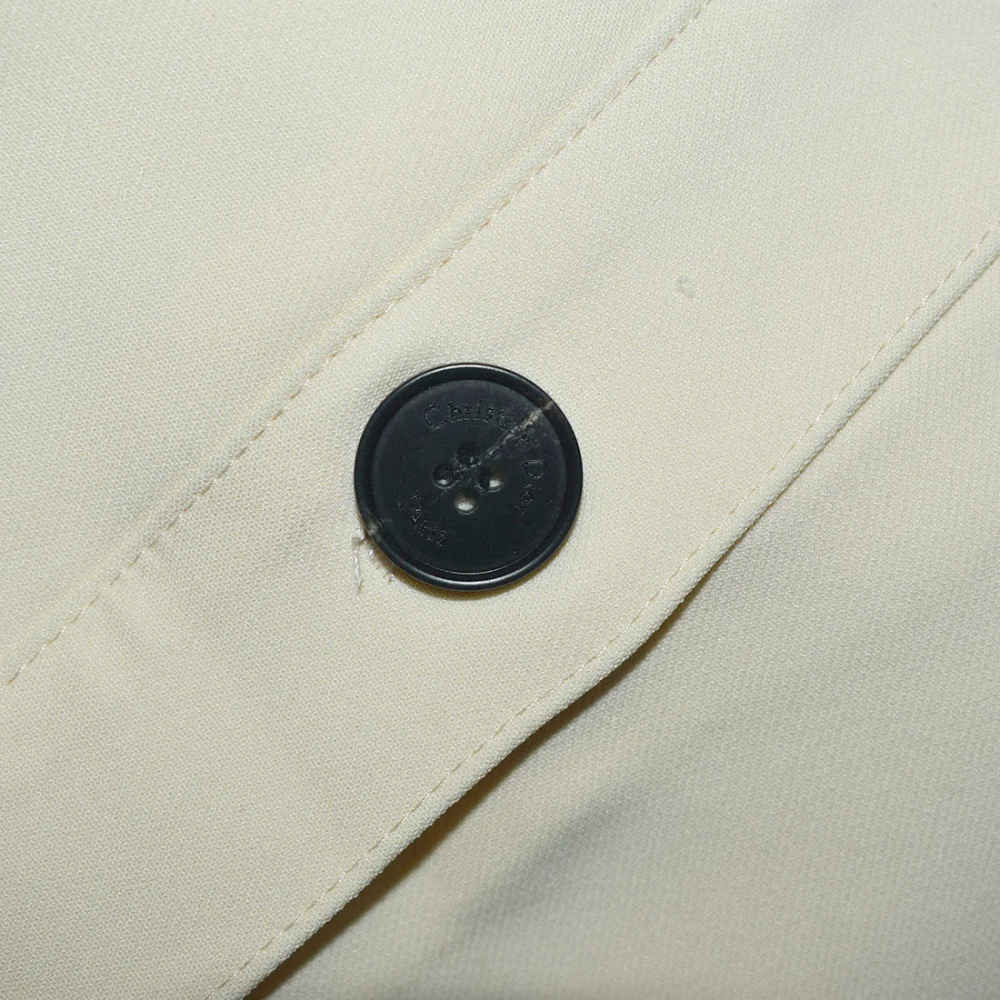 Dior Cream Premium Quality Luxury Dress-thumb-4