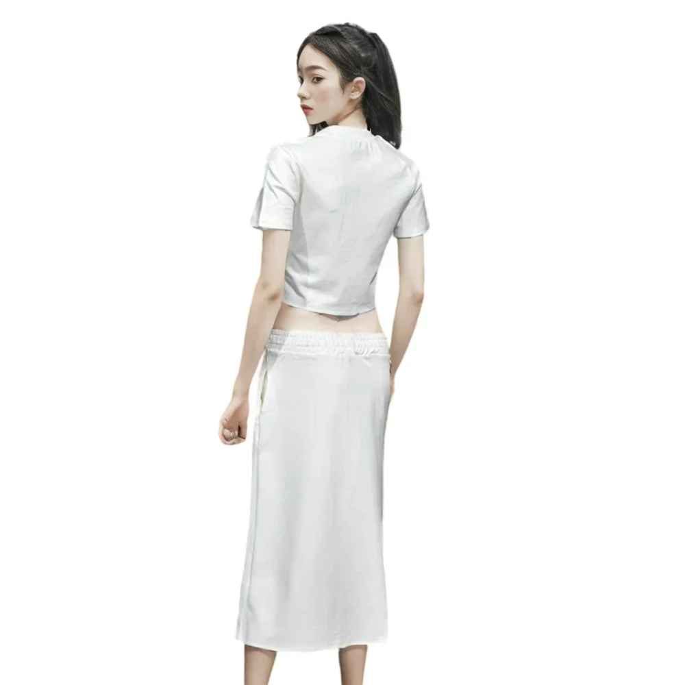 Celine White Premium Quality Dress-thumb-2