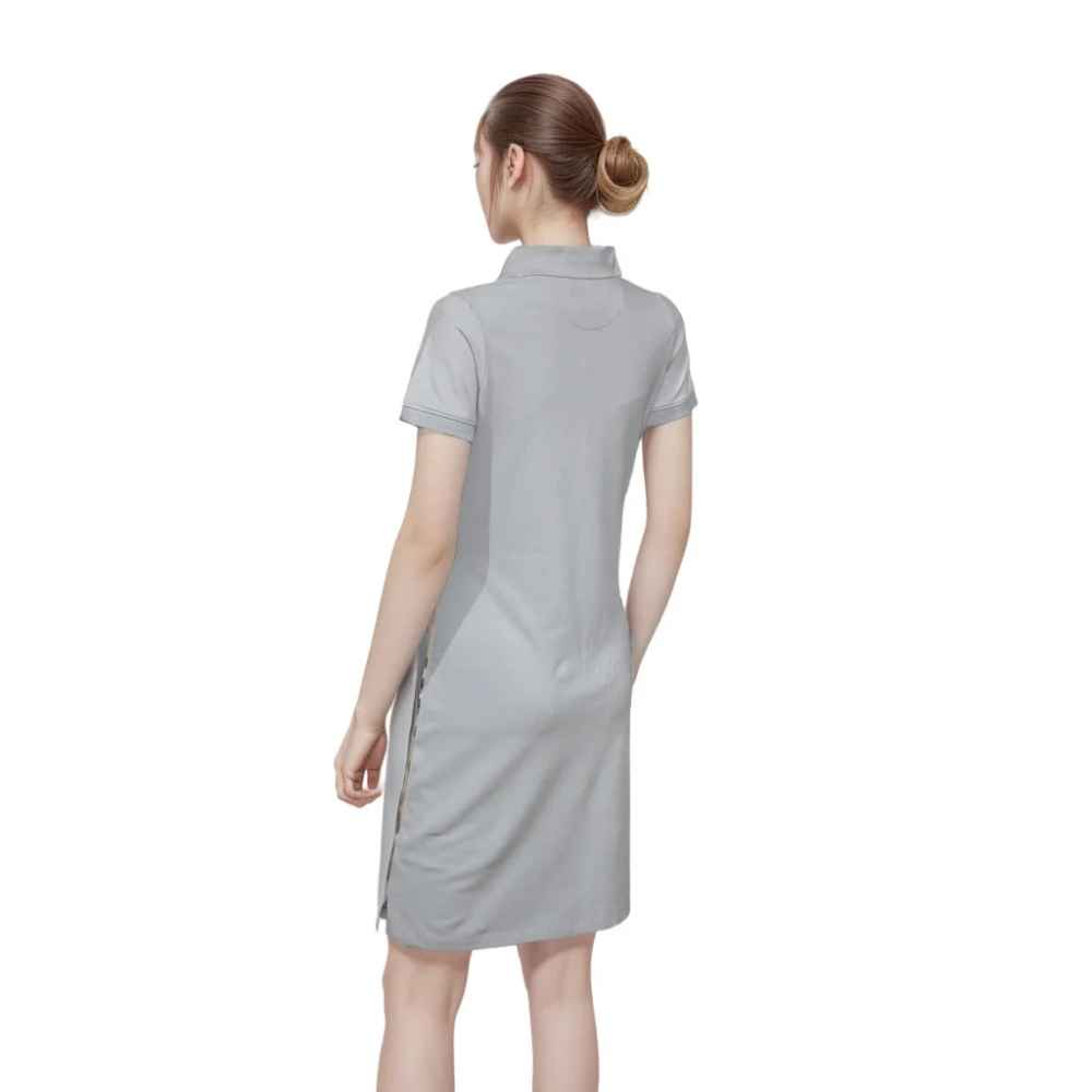 Burberry Grey Premium Quality Dress-thumb-2