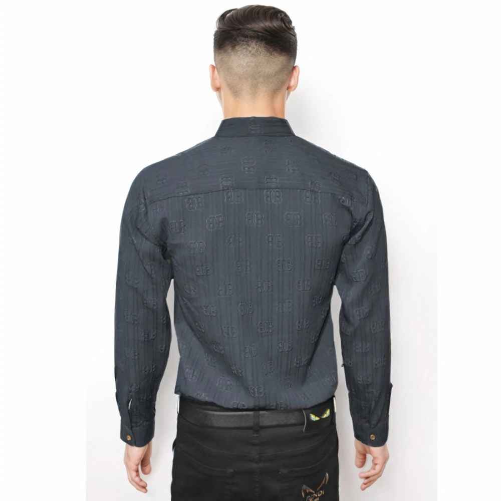 Balenciaga Blue Premium Quality Designer Shirt-1