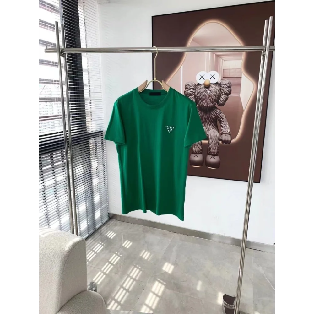 Prada Green Premium Quality Tees-thumb-0