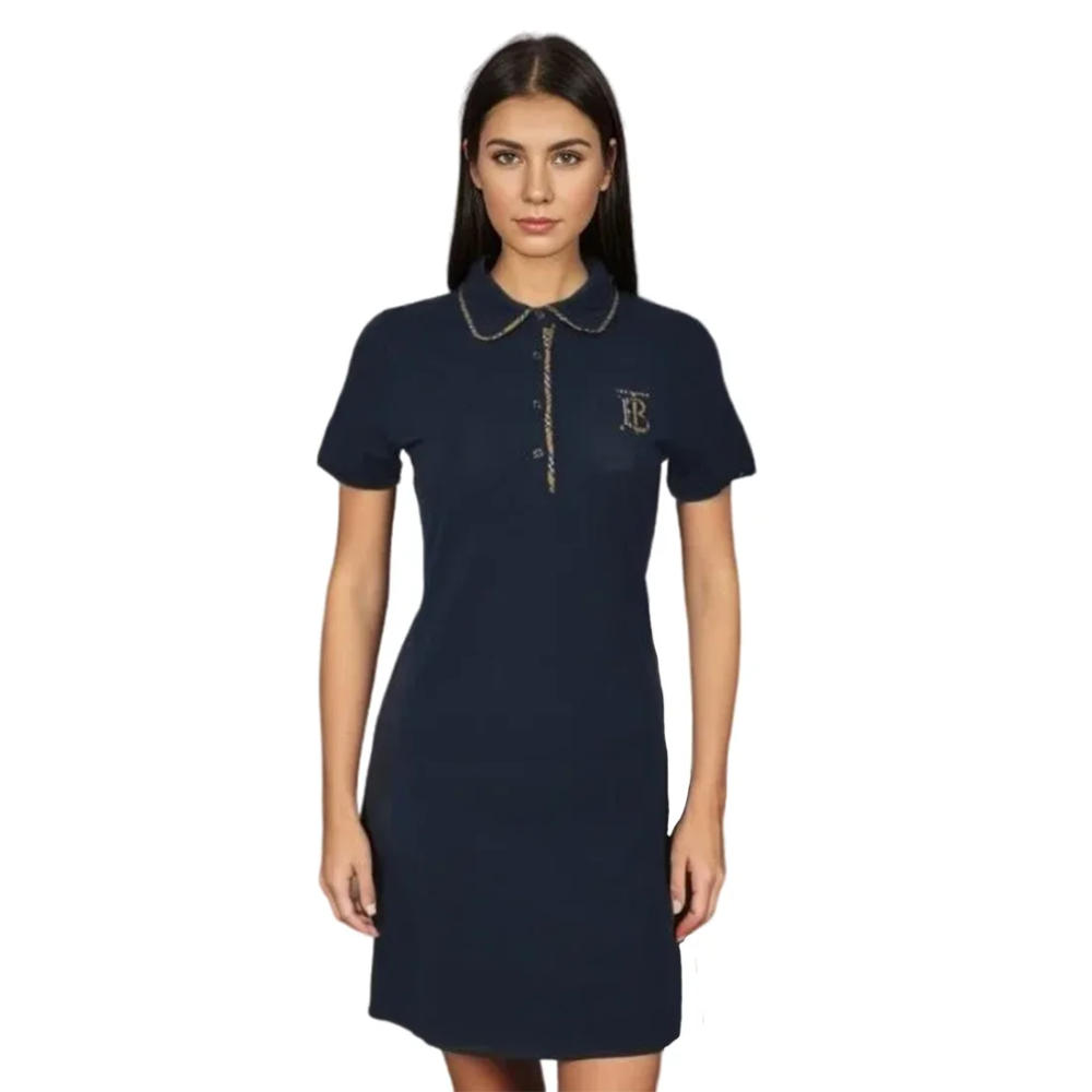 Burberry Blue Premium Quality Dress-thumb-0