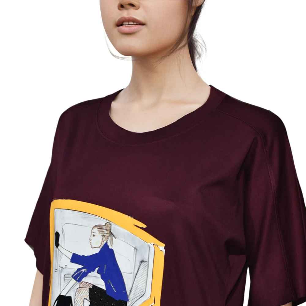 DKNY Purple Premium Quality Dress-thumb-3