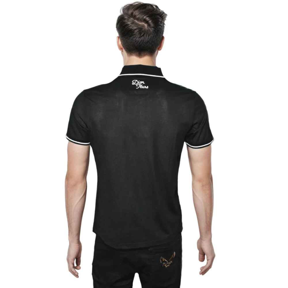 Dior Logo Print Black Premium Quality T-shirt-1