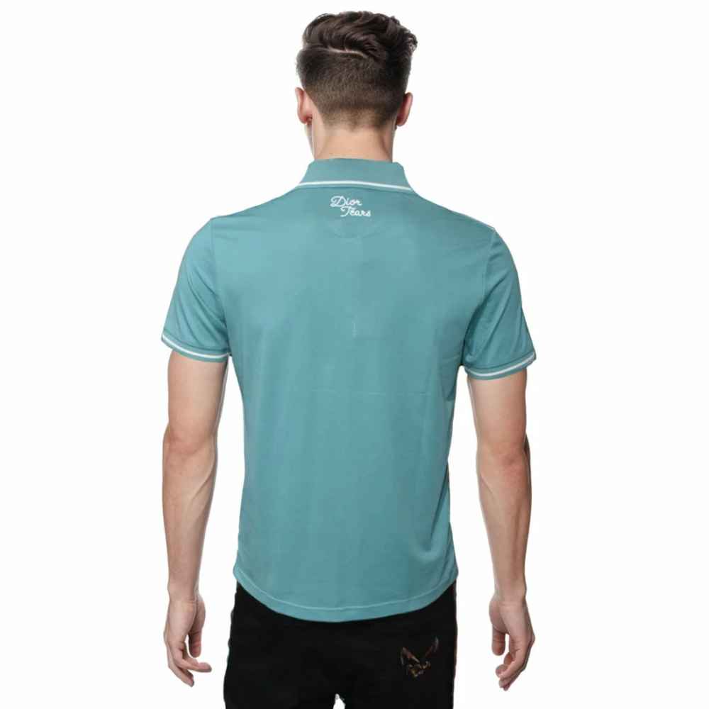 Dior Logo Print Blue Premium Quality T-shirt-thumb-1