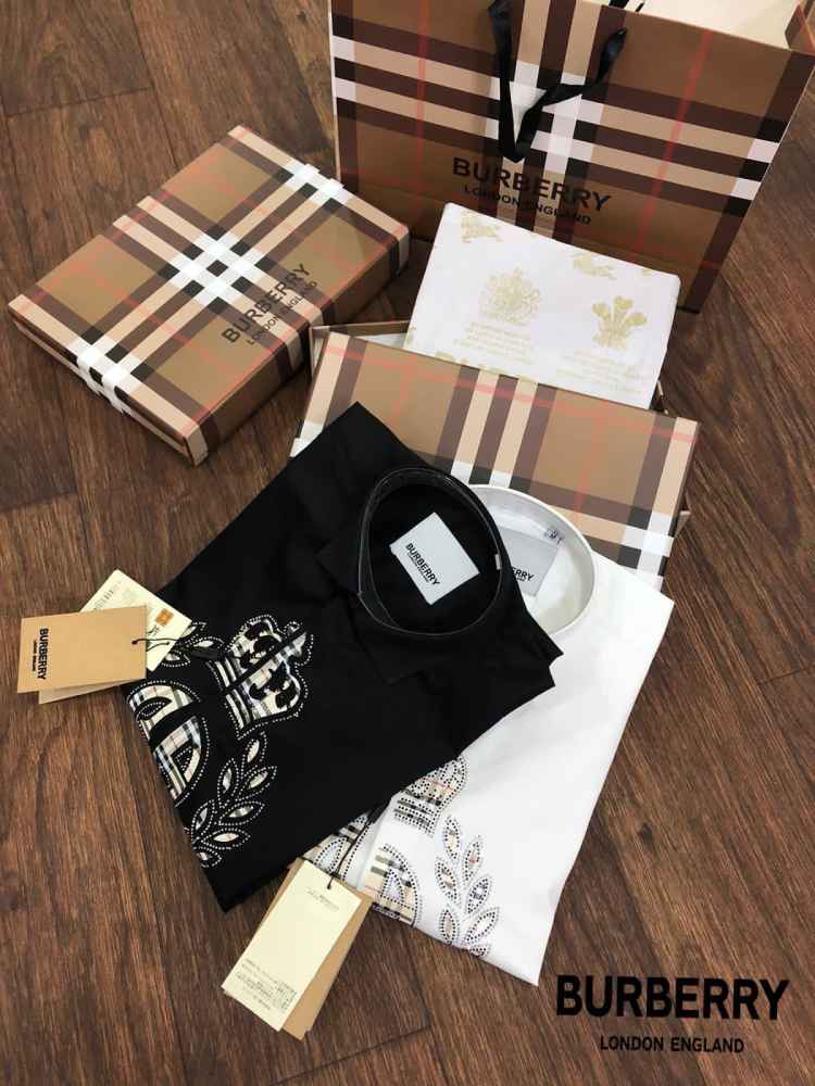 Burberry White Premium Quality Shirt-thumb-5