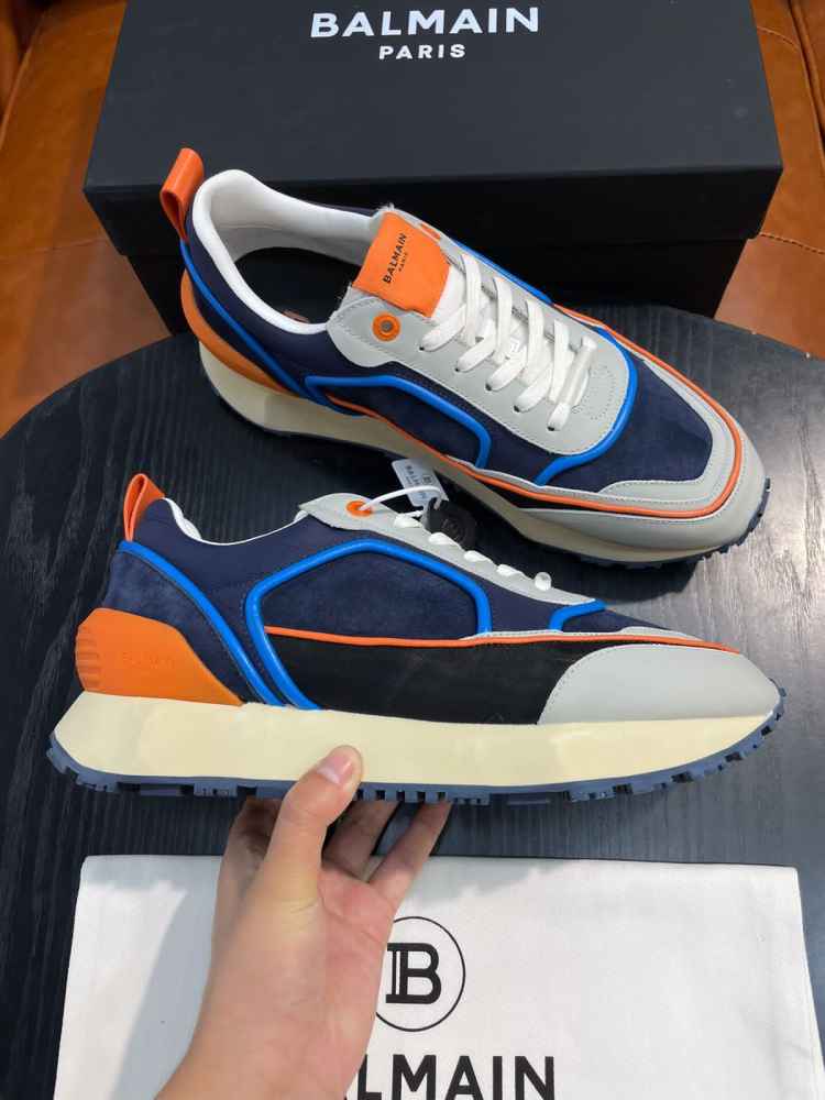 Balmain Blue Premium Quality Sneakers-1