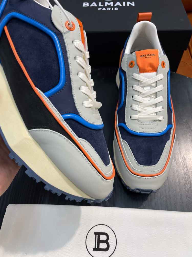 Balmain Blue Premium Quality Sneakers-2