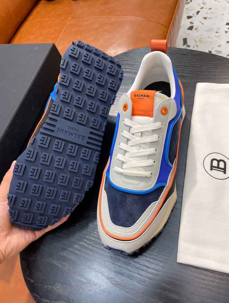 Balmain Blue Premium Quality Sneakers-3
