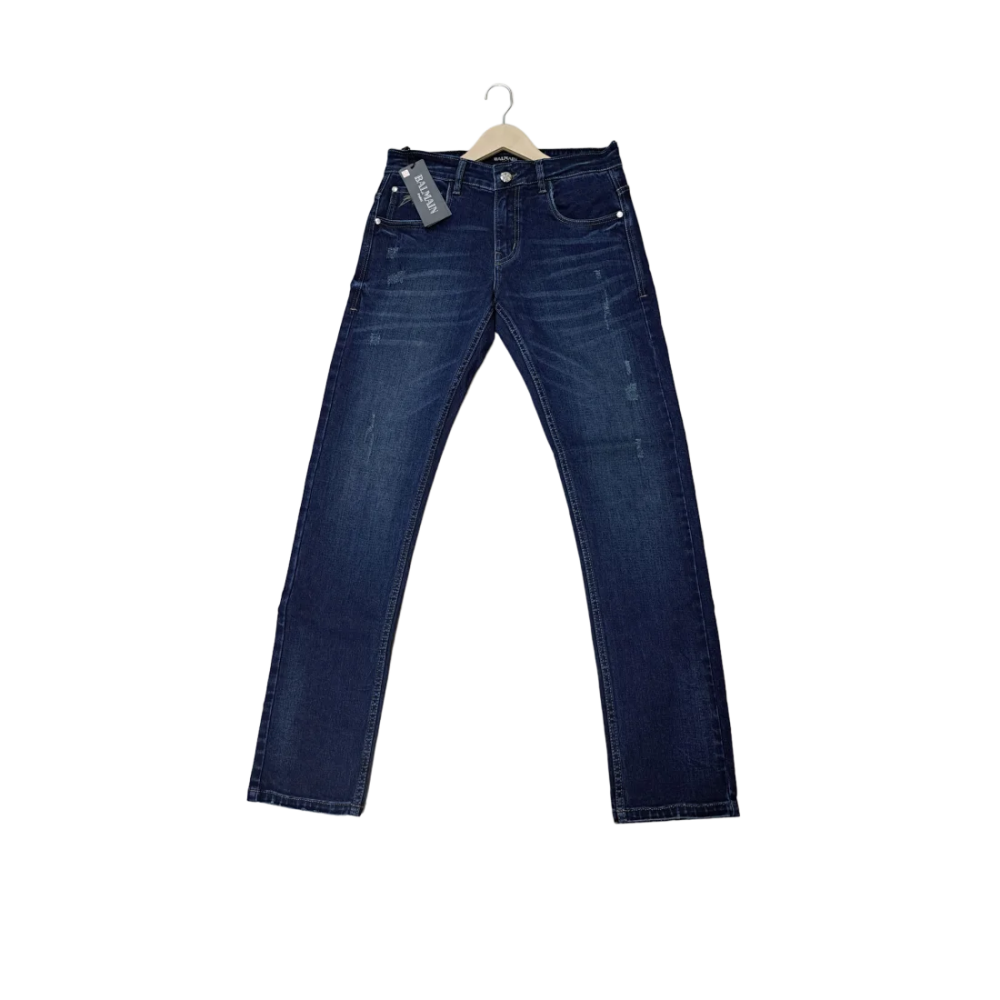 Balmain Dark Blue Premium Quality Jeans-thumb-1