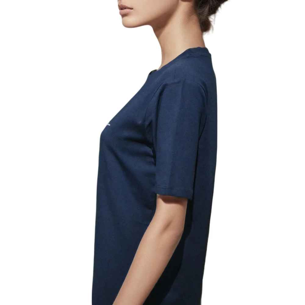 Balmain Dark Blue Premium Quality Women T-shirt-2